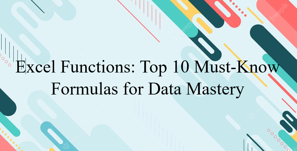 Fonctions Excel