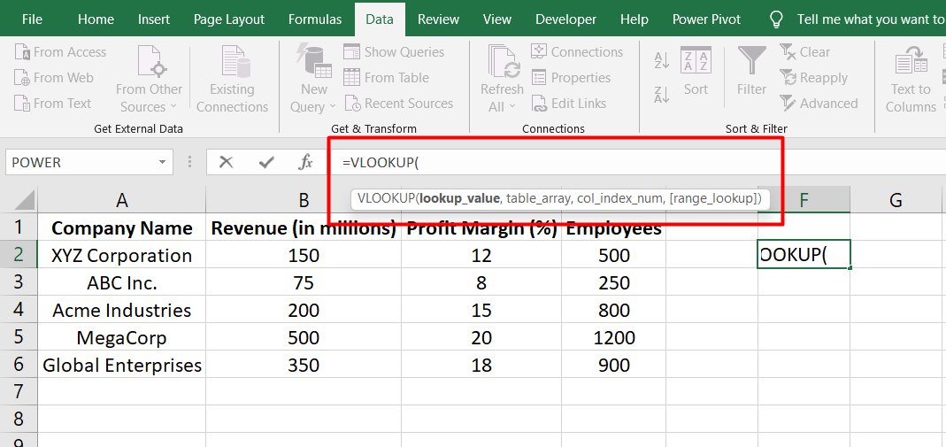 VLOOKUP and HLOOKUP