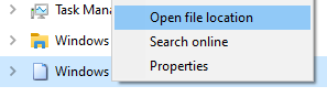 file location