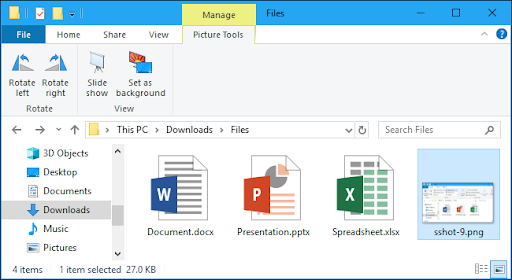 инструменти за картини във File Explorer