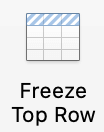 freeze top row