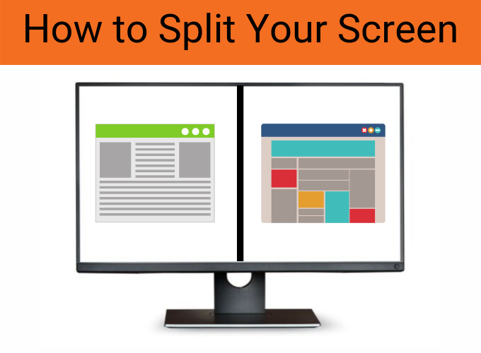 How to split screen windows 10