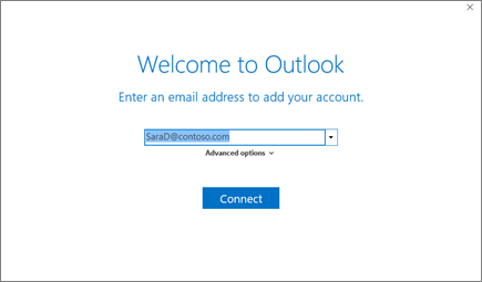 How to setup new outlook account