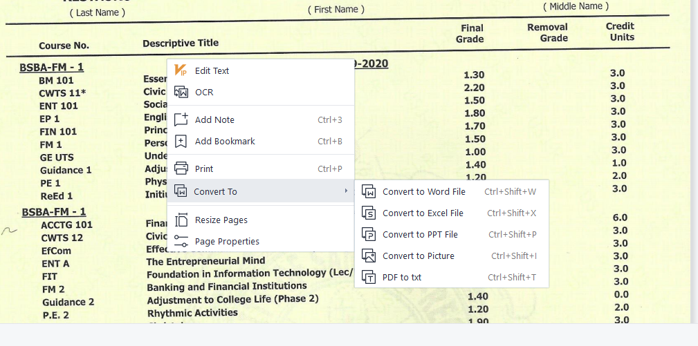 Methods to Extract Data from PDF to Excel