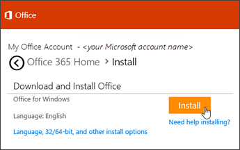 Comment installer Office sur un PC Windows à l'aide de mon compte Microsoft en ligne