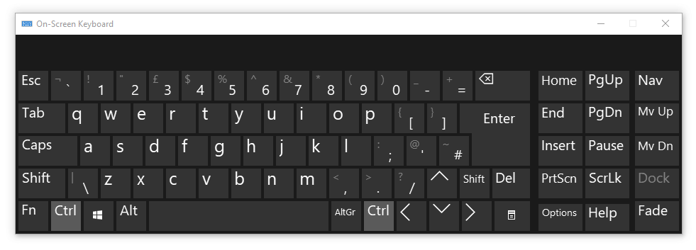 how to turn on onscreen keyboard