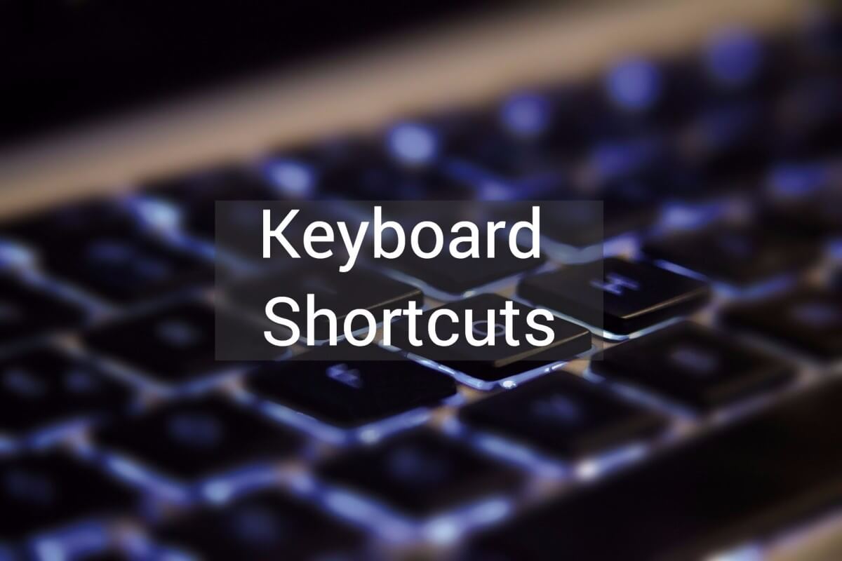 File explorer keyboard shortcuts