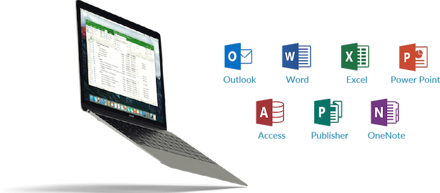 Apps included in Microsoft Office 2016 for Business