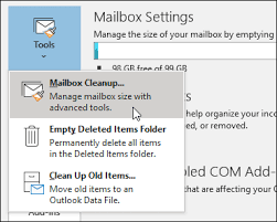 How to clean your outlook inbox