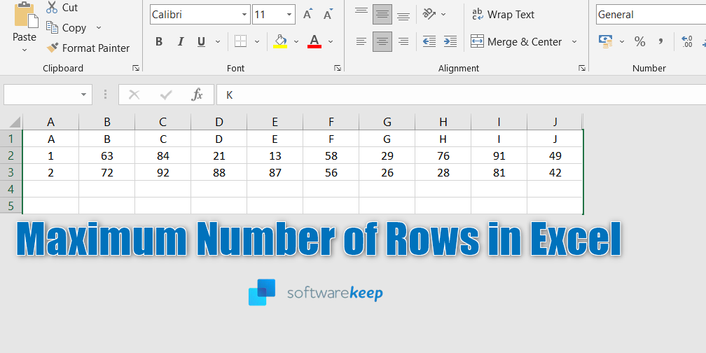 Как да ограничите редове и колони в работен лист на Excel