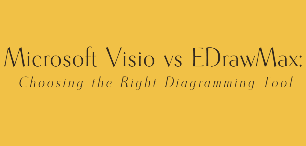 Microsoft Visio et EDrawMax