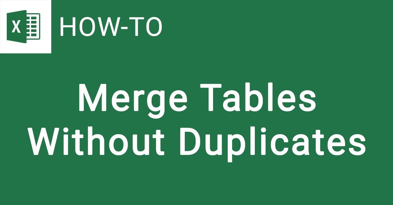 merge multiple tables in excel