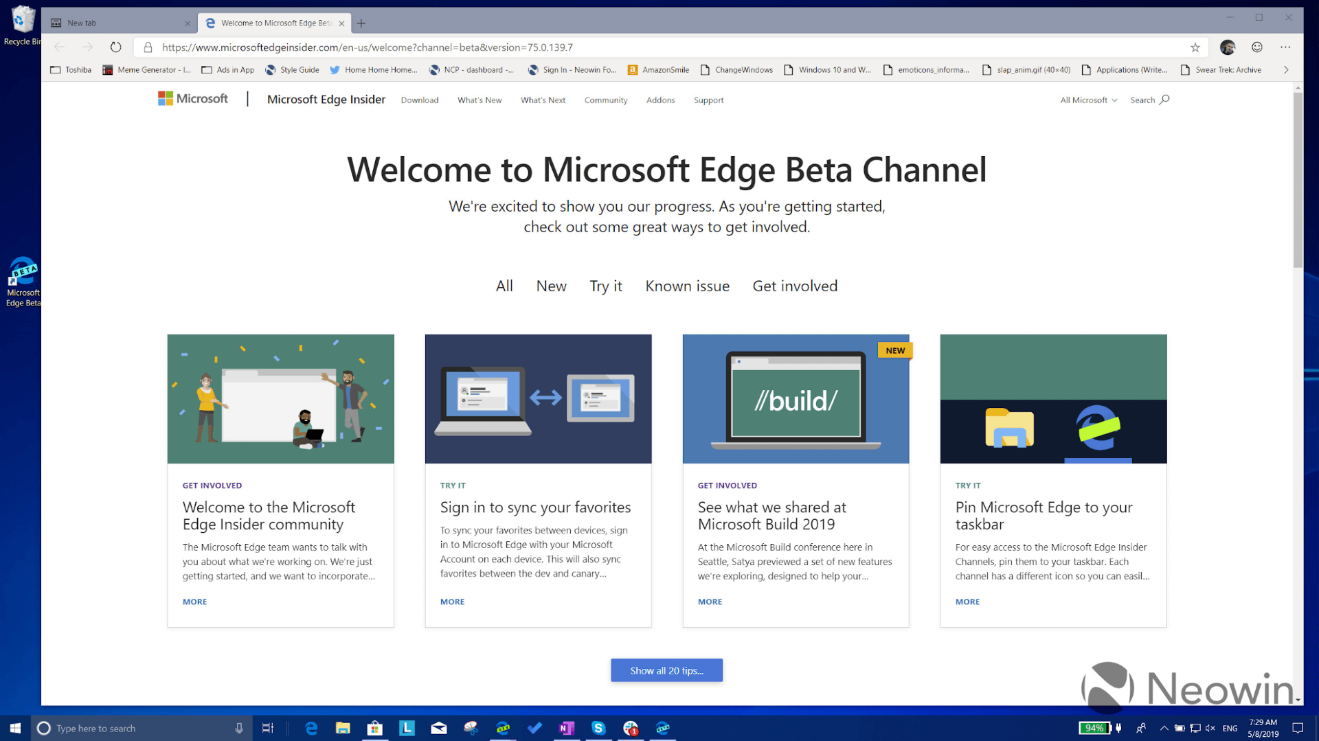 new microsoft edge