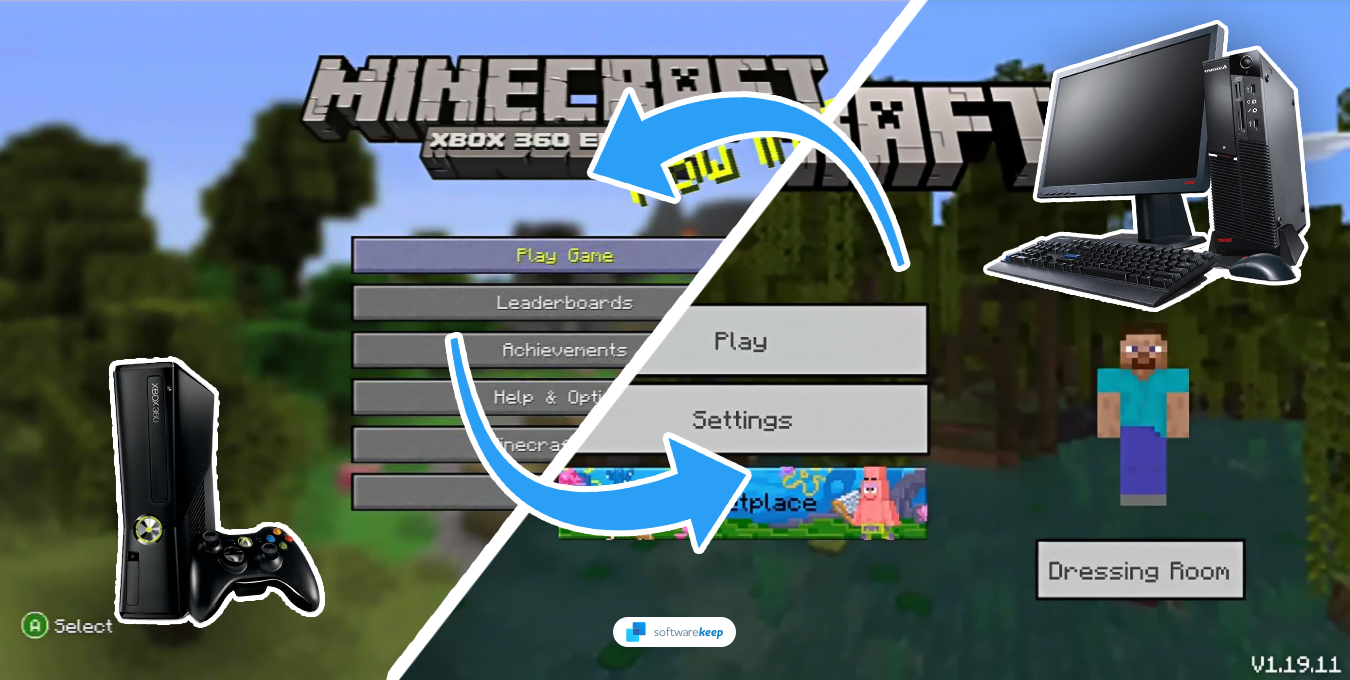 Как да играете Minecraft заедно на компютър и Xbox