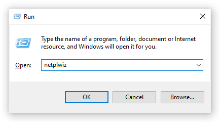 netplwiz