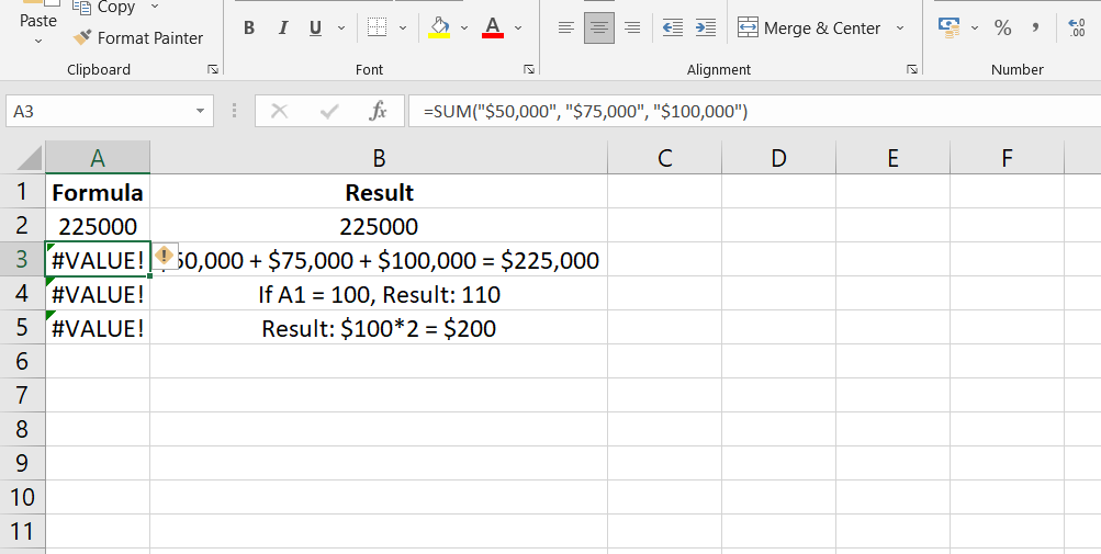 Enter numbers without any formatting