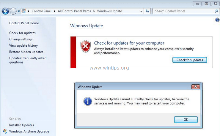 Windows Updates Keep Turning Off