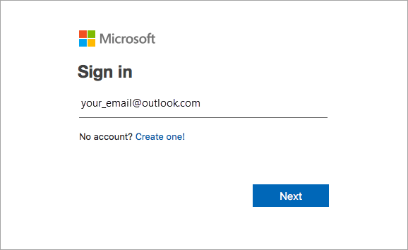 Office for mac sign in account