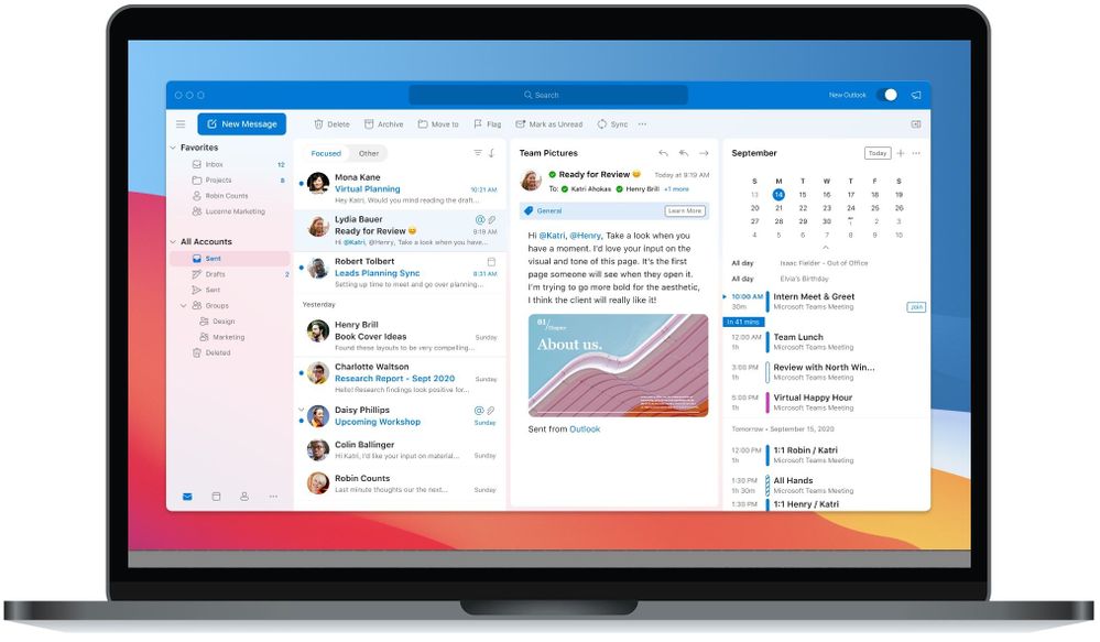 Outlook 2019 pour Mac