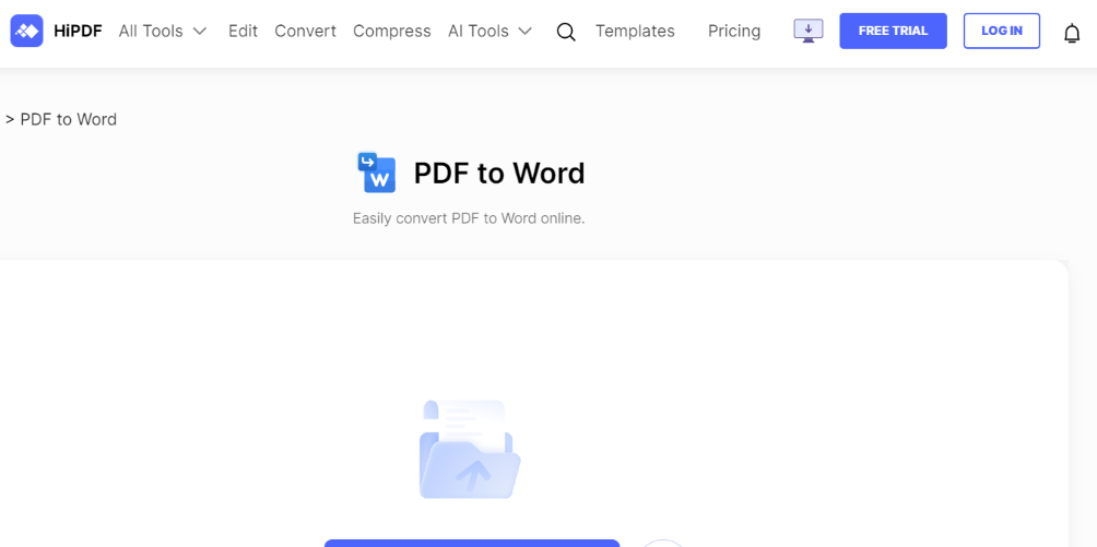 Convertisseur PDF en ligne HiPDF