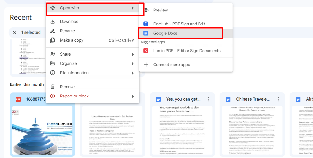 How to Convert PDF to Google Doc