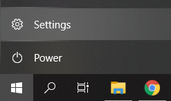 power setting option