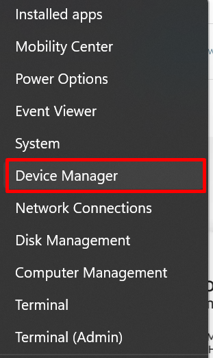 Device Manager