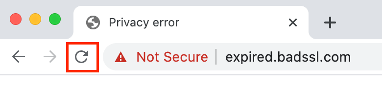 privacy error