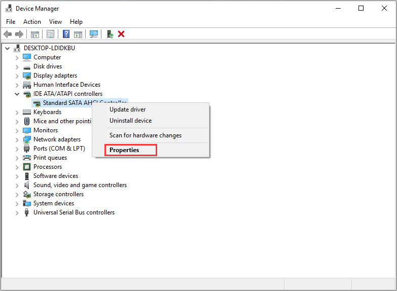 system properties