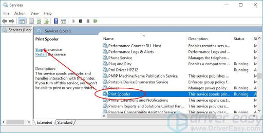 Stop it Print Spooler service