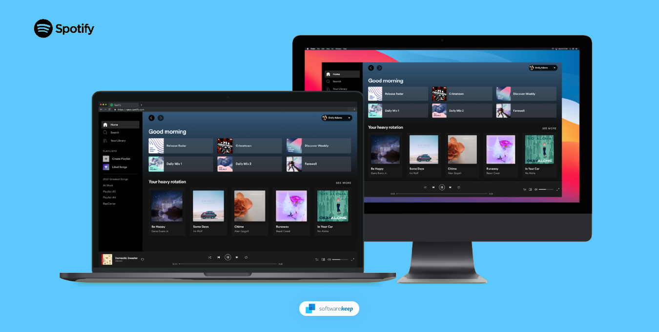 Spotify Desktop et lecteur Web
