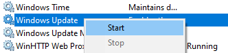 comment démarrer la mise à jour de Windows