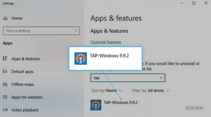 tap windows adapter v9