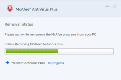 remove mcafee