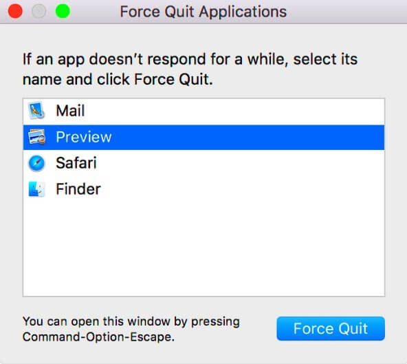Как да затворите принудително приложения на Mac