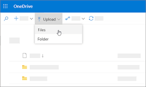 How to use Onedrive to upload files