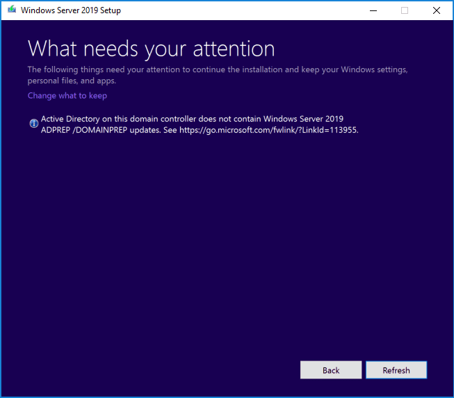 Windows server 2019 setup