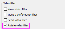rotate video filter