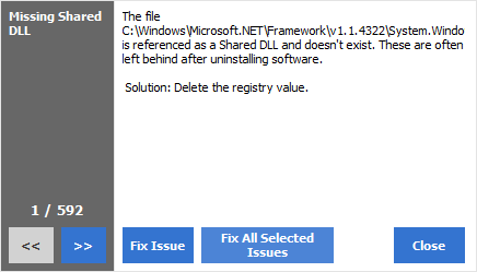 fix registry issues ccleaner