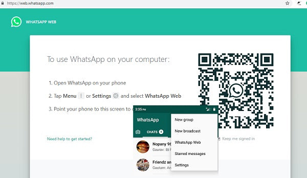 WhatsApp Web pour iOS 15