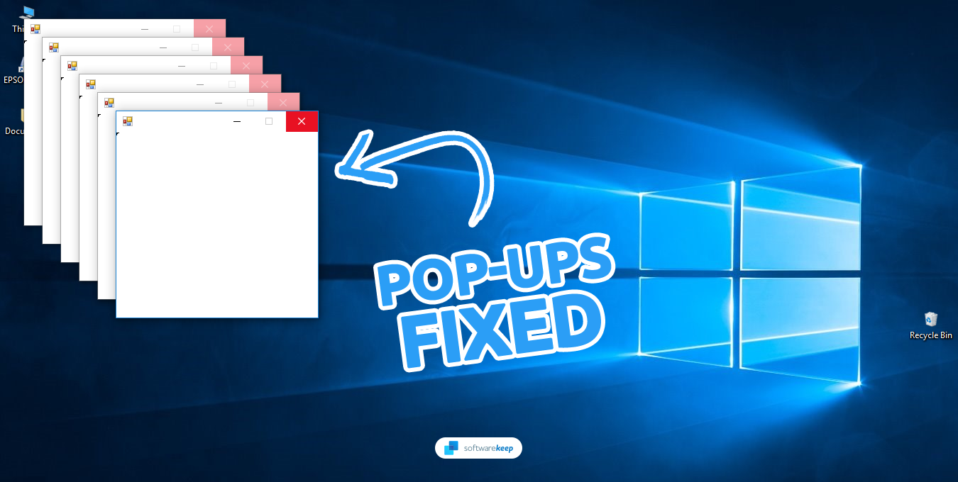 how to remove pop-ups on windows 10