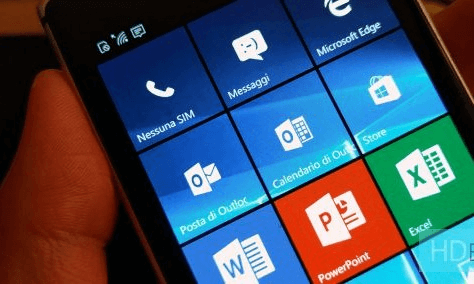 Windows 10 mobile