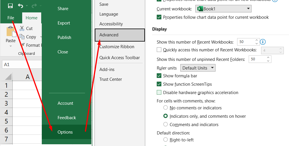 Scroll down to the 'Display' settings section.