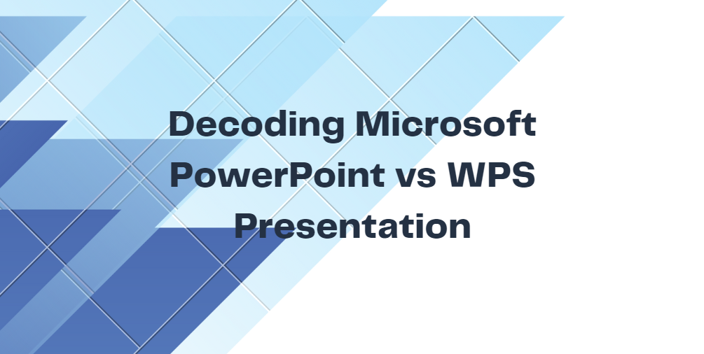 Présentation Microsoft PowerPoint et WPS