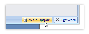 Word options