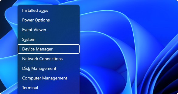 device manager