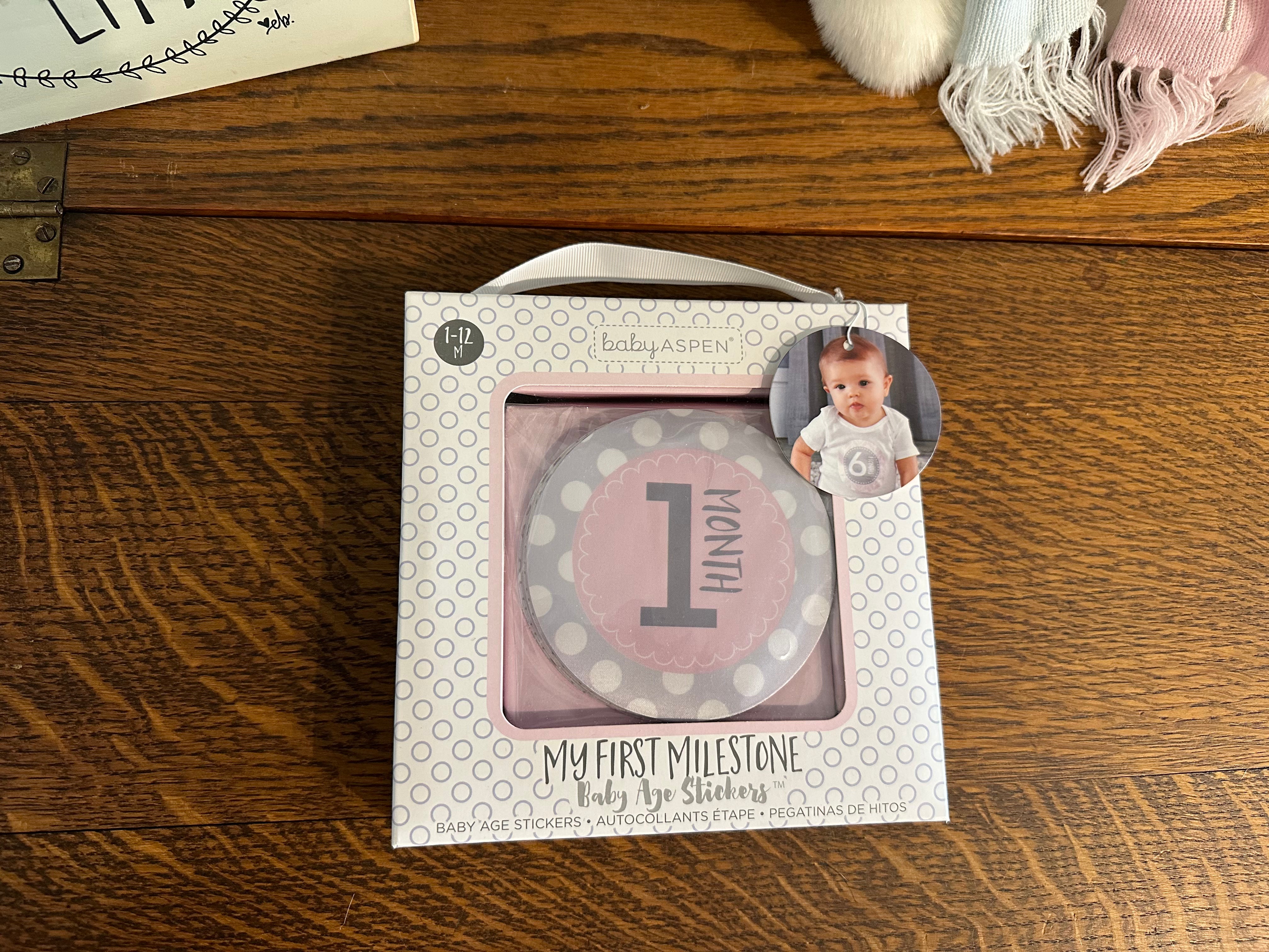 My first milestone stickers