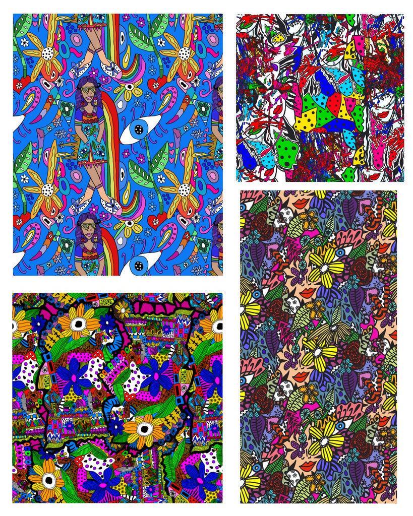 Examples of Antayjo Art Surface Designs