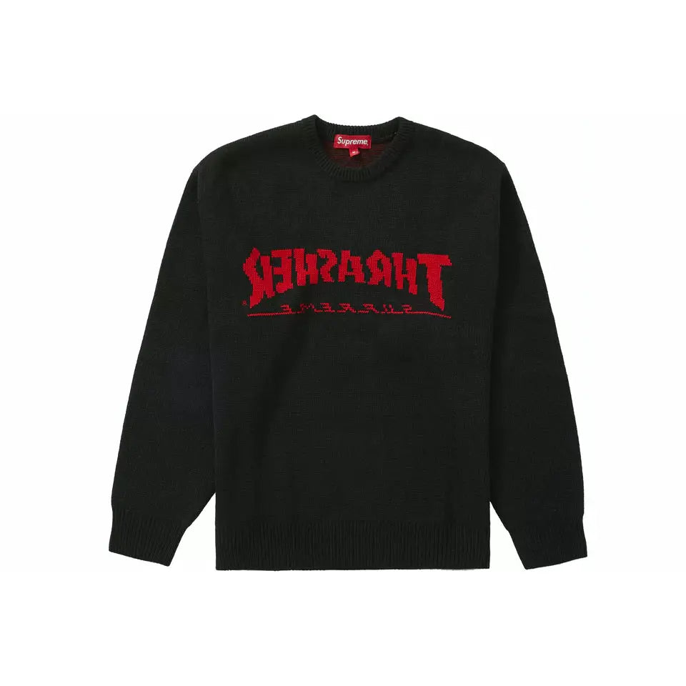 supreme Thrasher Logo Knit Sweater