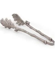 ACORN AND OAK LEAF PEWTER TONGS - shopadesso